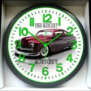 Wall Clock 1950 Mercury Monterey Sled Lead Glow In The Dark Wall Clock New!